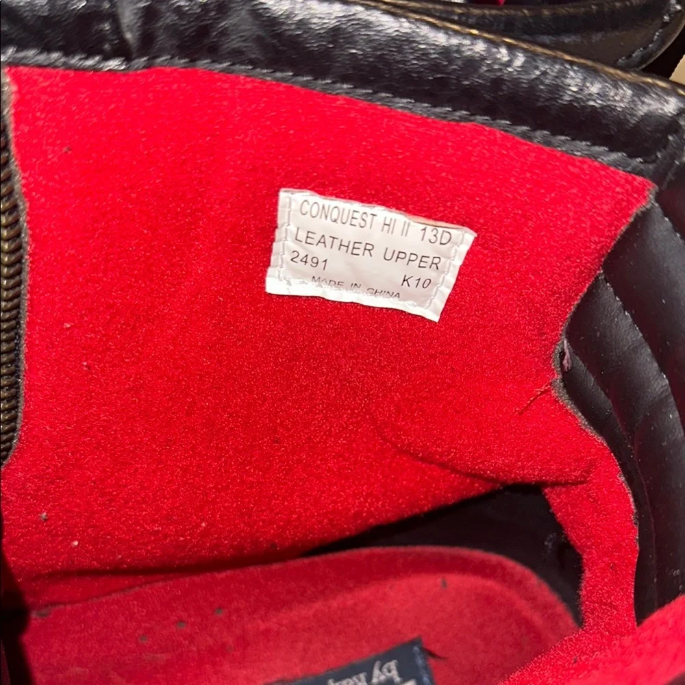 Polo by Ralph Lauren Black Leather Ankle Boots - Picture 4 of 11